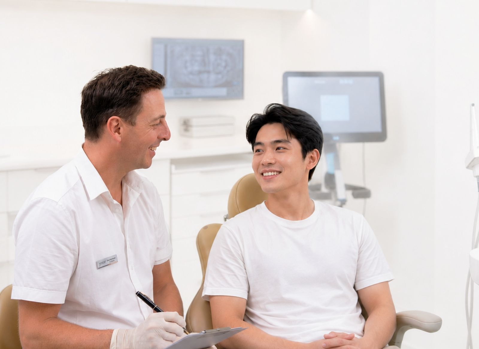 Bác sĩ German Dental Clinic tư vấn cho khách hàng